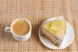 Fruit cake with pineapple and apple