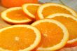 Large round slices of juicy oranges