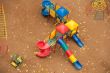 Children`s play complex, view from above