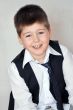 Portrait of a Boy in a business suit. 