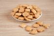 Children figured crackers on a plate