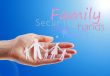 Paper family in hands