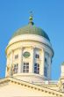 Helsinki cathedral on blue sky 
