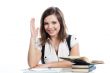 A young girl student