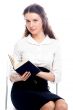 A young girl student