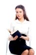 A young girl student