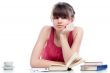 A young girl student