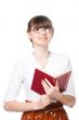 A young girl student