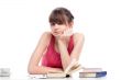 A young girl student
