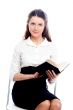 A young girl student