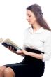 A young girl student