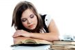 A young girl student