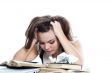 A young girl student