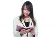 A young girl student