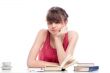 A young girl student