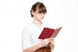 A young girl student