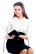 A young girl student