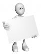 blank white sign