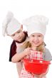 two children cooks