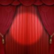 spotlights in the concert hall