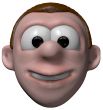 smiling cartoon boy