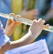  Musician playing the flute