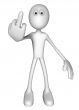 middle finger