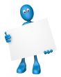 blank white sign