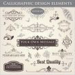 Calligraphic Design Elements