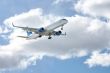 Modern aircraft in the sky