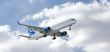 Modern aircraft in the sky