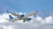 Modern aircraft in the sky