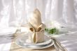 Napkin `hat with lapel`