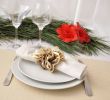 Festively decorated Christmas ,New Year a table for dinner