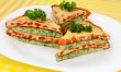 Omelet  with  peppers  and herbs