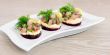 Appetizer with herring and beets