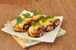 Eggplant rolls stuffed with cheese