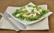 Light salad with yogurt