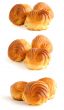  Eclairs on a white background