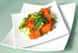 Zucchini salad with carrots