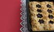 Strudel of apples and jam