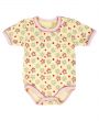 Children`s T-shirt in yellow floral pattern