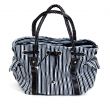 striped female bag