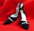 Pair of black women`s shoes
