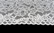 White patterned lace