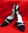 Pair of black women`s shoes