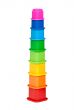 plastic multi-colored children`s pyramid