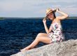 girl in a straw hat