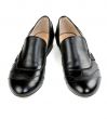 a pair of stylish classic black shoes