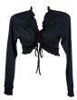 Fashionable black women`s blouse